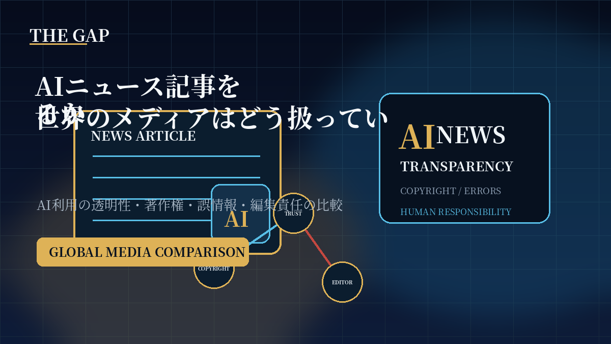 AIニュース記事を世界のメディアはどう扱っているか