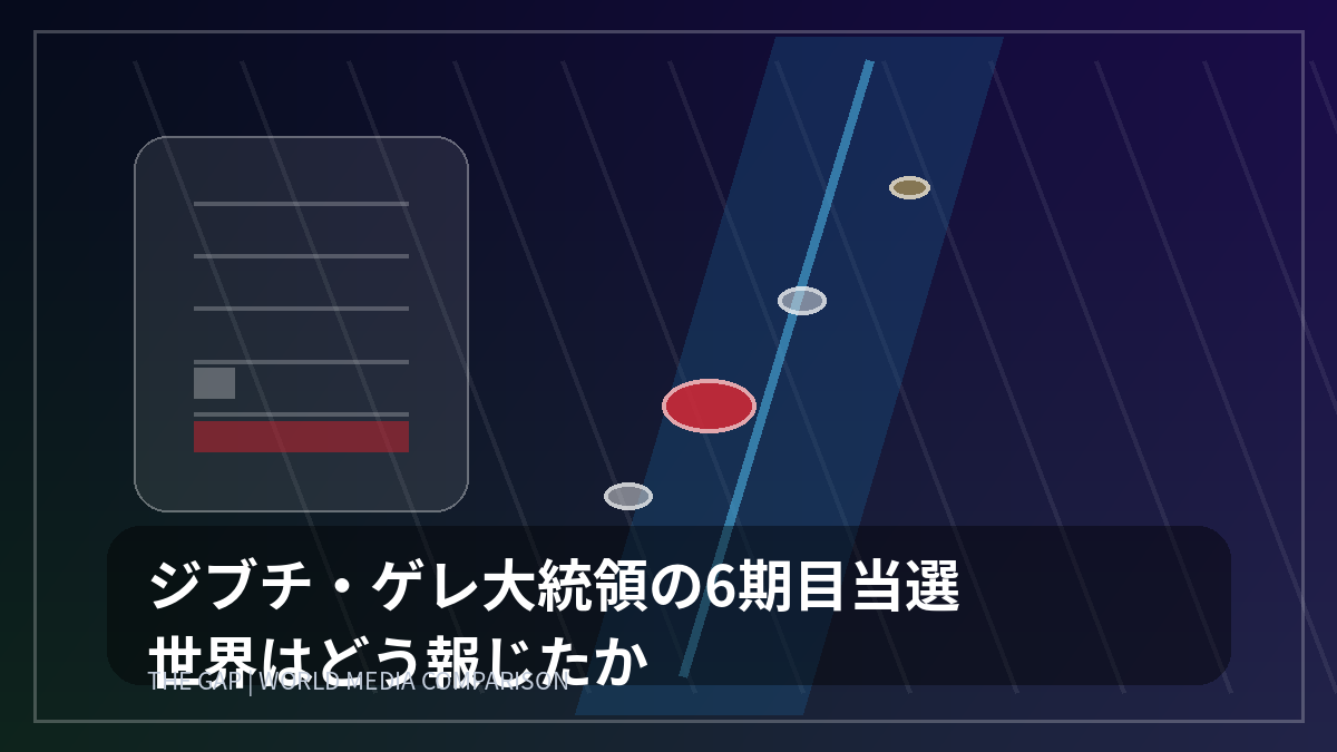ジブチ・ゲレ大統領の6期目当選を世界はどう報じたか