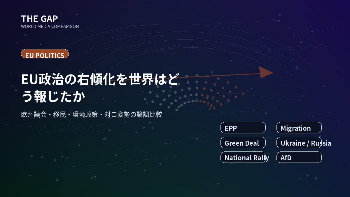 EU政治の右傾化を世界はどう報じたか