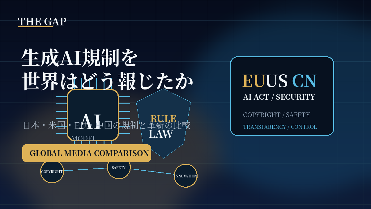 生成AI規制を世界はどう報じたか