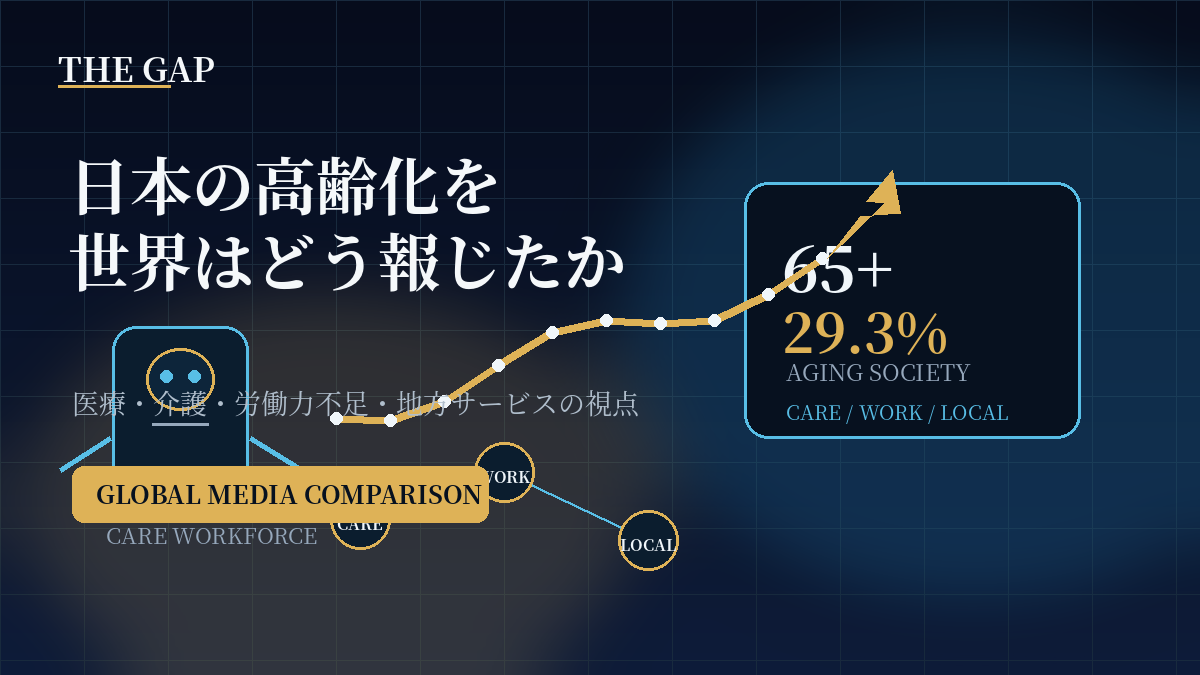日本の高齢化を世界はどう報じたか