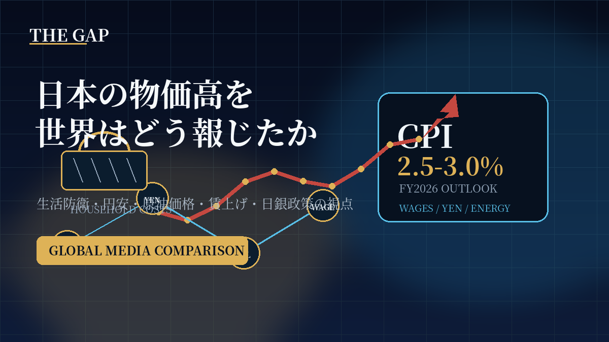 日本の物価高を世界はどう報じたか