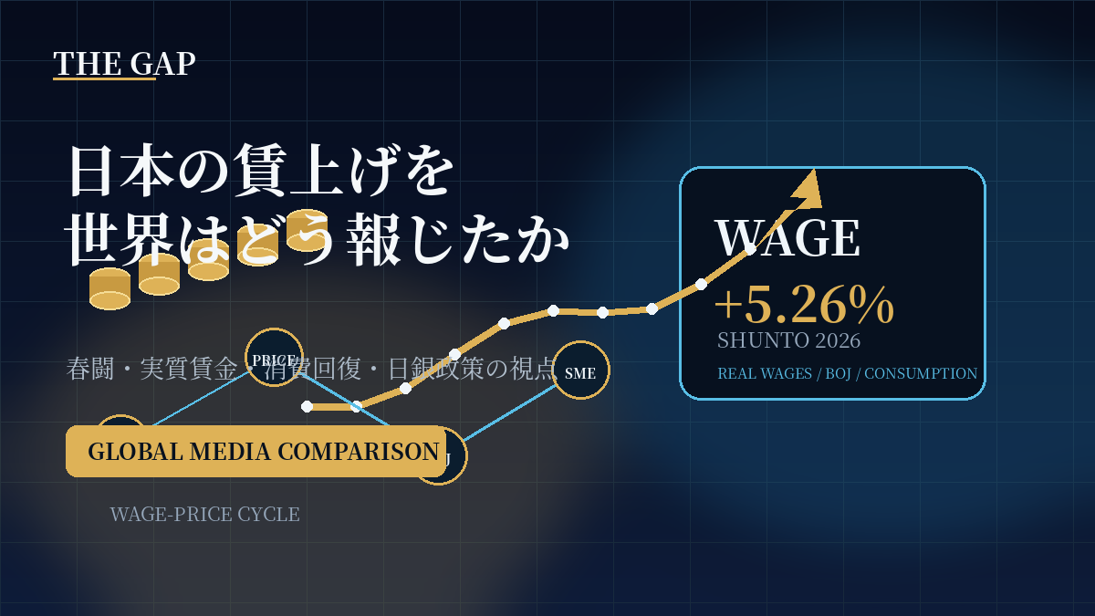 日本の賃上げを世界はどう報じたか