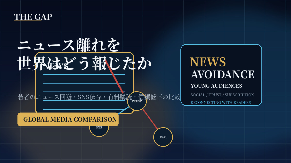 ニュース離れを世界はどう報じたか